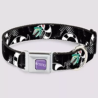Buckle-Down Sandworm Dog Collar - Beetlejuice
