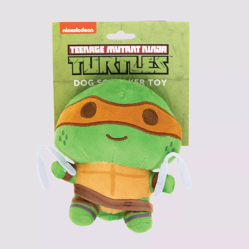 Buckle-Down Michaelangelo Dog Toy - Teenage Mutant Ninja Turtles