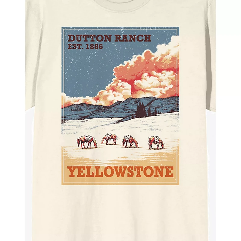 Retro Dutton Ranch T Shirt - Yellowstone