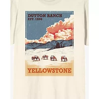Retro Dutton Ranch T Shirt - Yellowstone