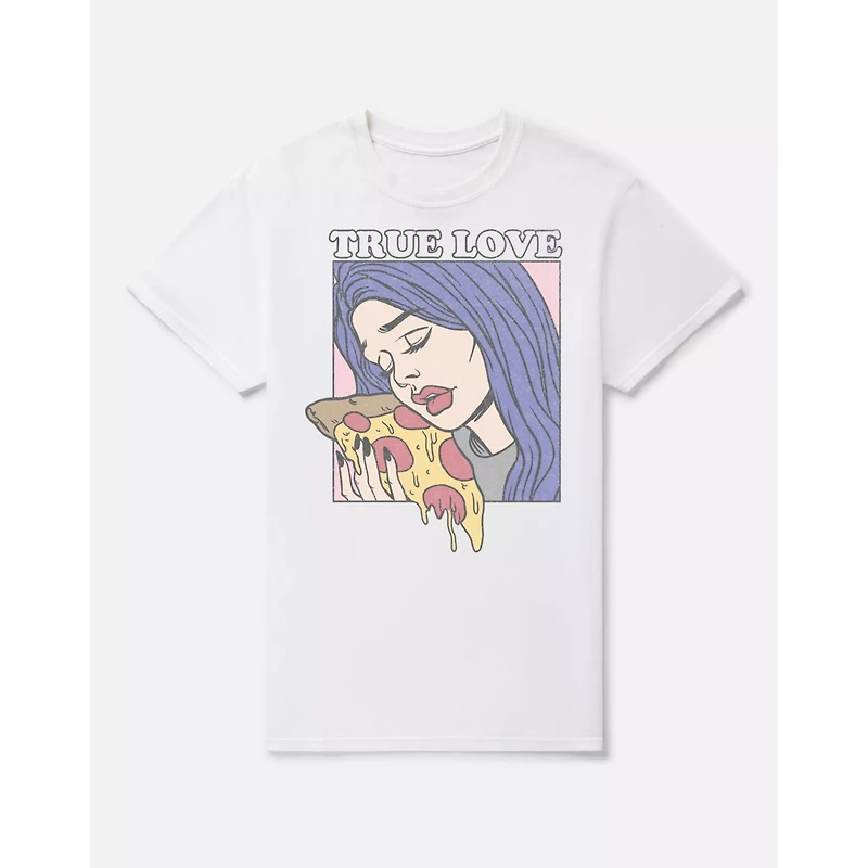 Pizza Love Comic T Shirt