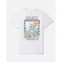 Venice Beach Skeleton Skateboarder T Shirt