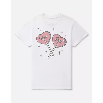 You Suck Heart Pops T Shirt