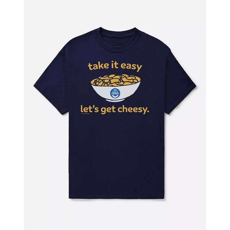 Take It Easy Let's Get Cheesy T Shirt - Heinz Kraft
