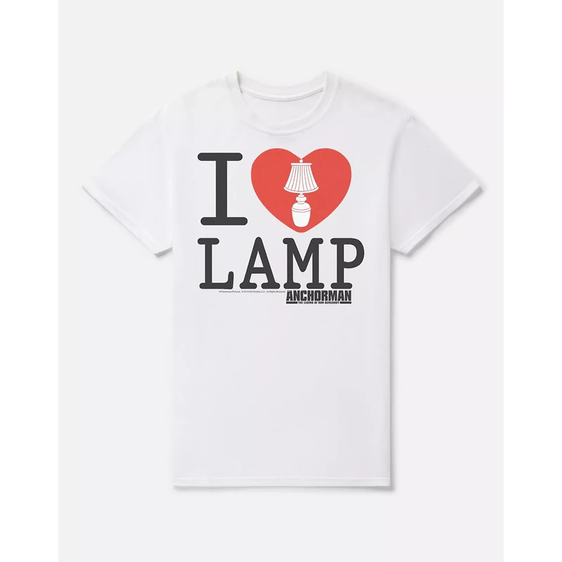 I Love Lamp T Shirt - Anchorman: The Legend of Ron Burgundy