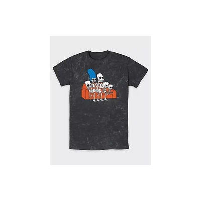 Skeleton Simpsons Washed T Shirt!