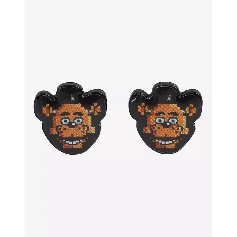 Multi-Pack Five Nights at Freddy's Pixelated Stud Earrings - 6 Pair