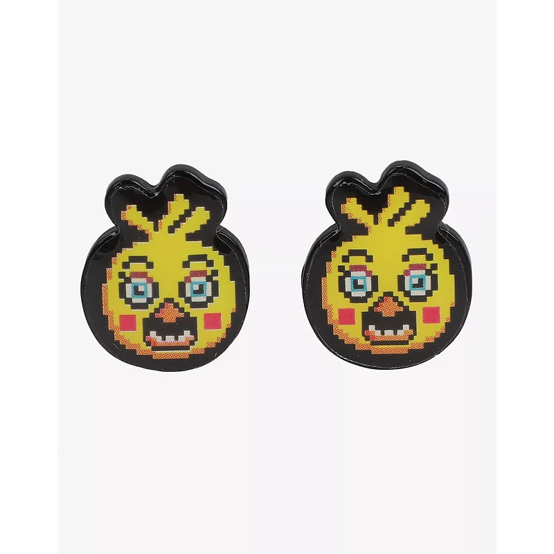Multi-Pack Five Nights at Freddy's Pixelated Stud Earrings - 6 Pair