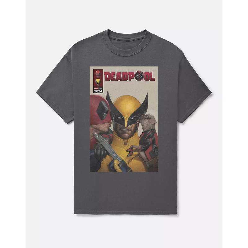 Deadpool x Wolverine Kiss T Shirt