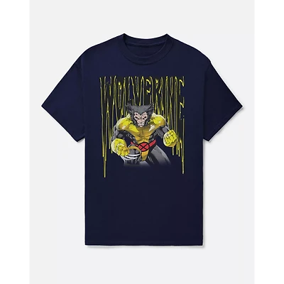 Navy Wolverine T Shirt - Deadpool &