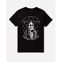 Shower Thoughts Skeleton T Shirt