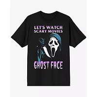 Ghost Face Let's Watch Scary Movies T Shirt