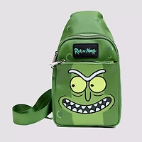 Buckle-Down Rick and Morty Pickle Rick Crossbody Sling Bag