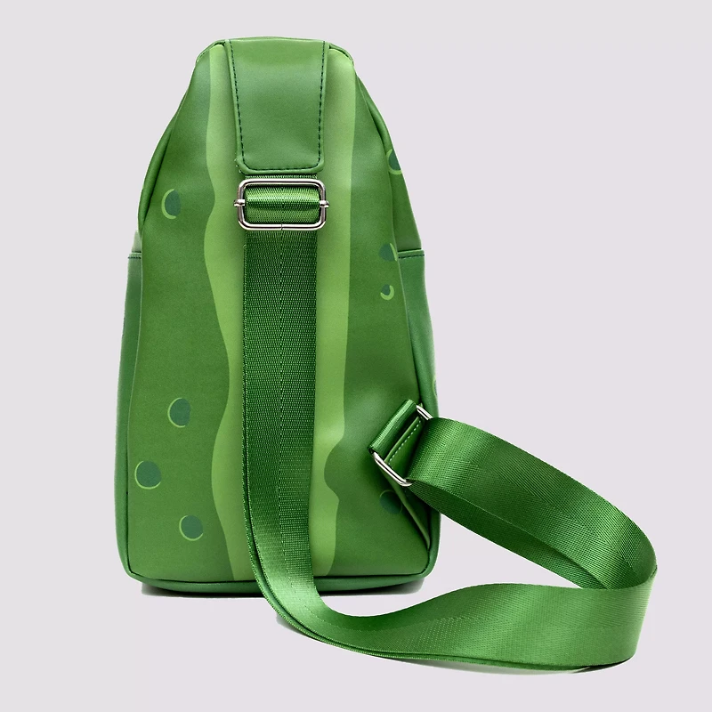 Buckle-Down Rick and Morty Pickle Rick Crossbody Sling Bag