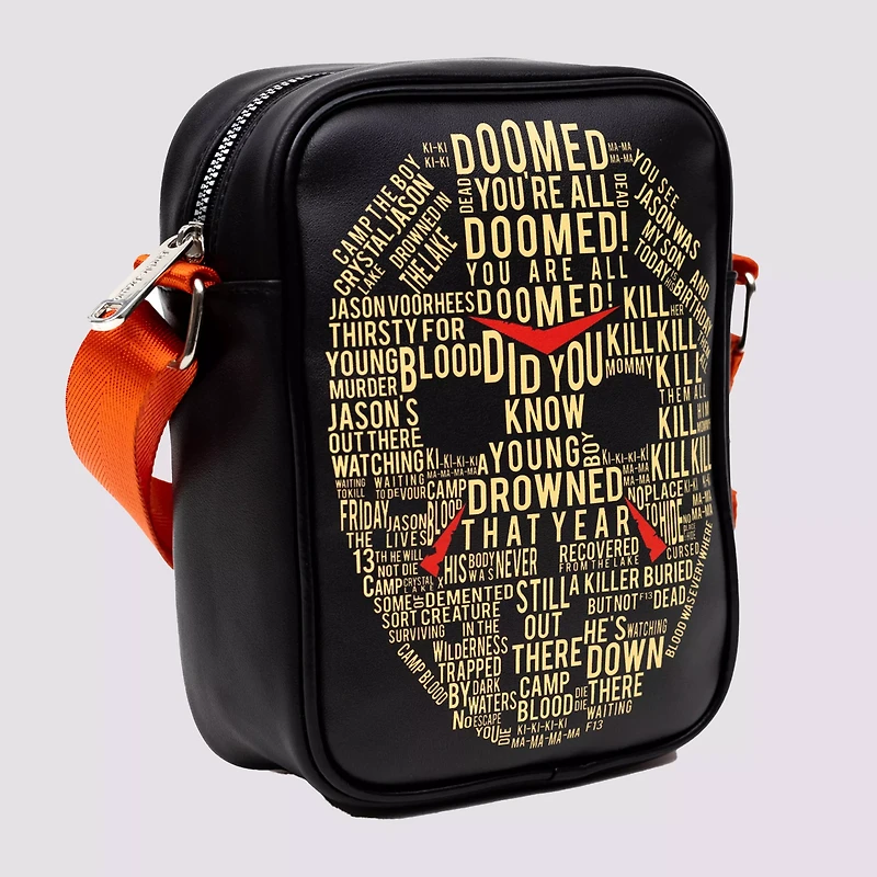 Buckle-Down Jason Voorhees Flat Crossbody Bag - Friday the 13th