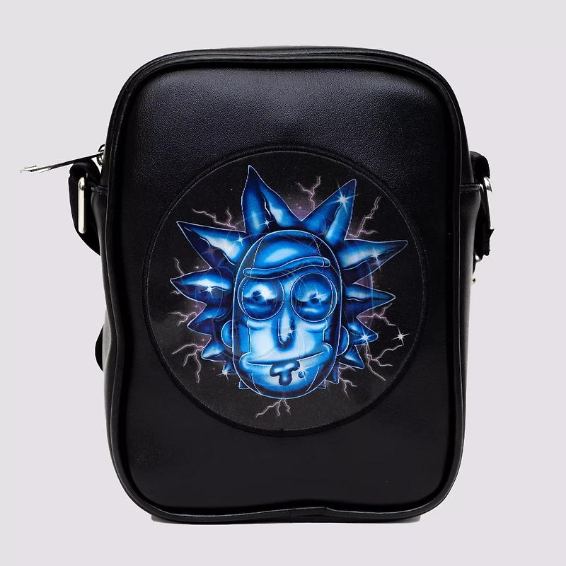 Buckle-Down Rick and Morty Electric Face Crossbody Bag