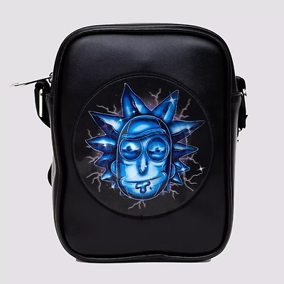 Buckle-Down Rick and Morty Electric Face Crossbody Bag