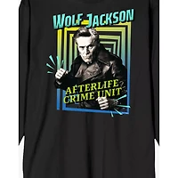 Wolf Jackson Afterlife Crime Unit Long Sleeve T Shirt - Beetlejuice