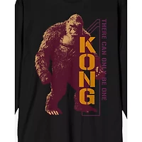 There Can Only Be One Long Sleeve T Shirt - Godzilla x Kong: The New Empire