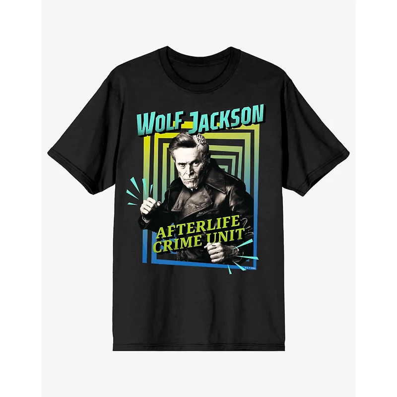 Wolf Jackson Afterlife Crime Unit T Shirt - Beetlejuice