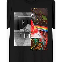 the Dark Side of Moon Abstract Paint T Shirt - Pink Floyd