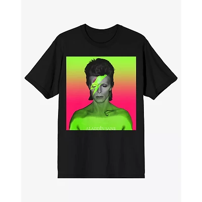 Neon Aladdin Sane T Shirt - David Bowie