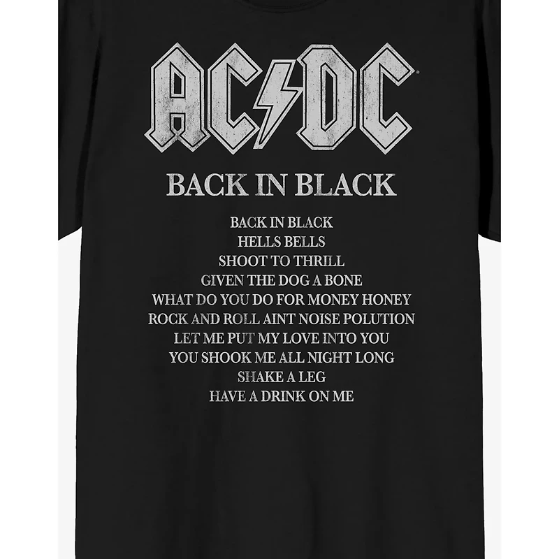 ACDC Back Black T Shirt