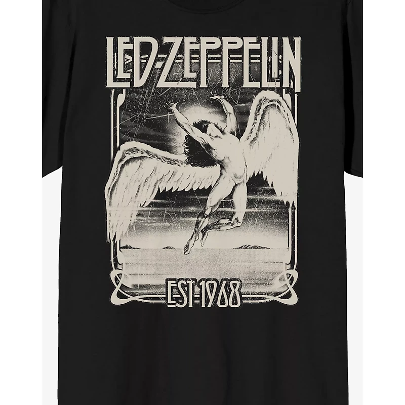 Led Zeppelin Angel '68 Logo T Shirt