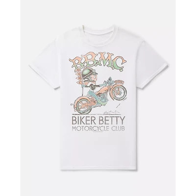 Biker Betty Boop Motorcycle Club T Shirt