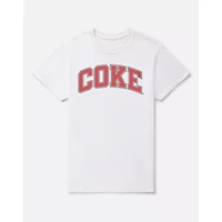 White Coke Logo T Shirt - Coca-Cola