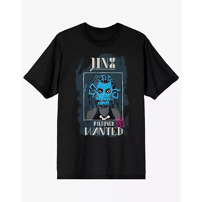 Jinx Wanted T Shirt - Arcane