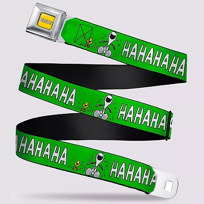 Buckle-Down Snoopy and Woodstock Seatbelt Belt - Peanuts