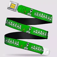 Buckle-Down Snoopy and Woodstock Seatbelt Belt - Peanuts