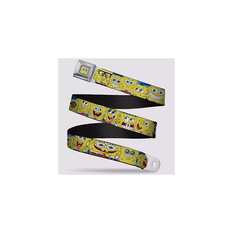 Buckle-Down SpongeBob SquarePants Closeup Seatbelt Belt