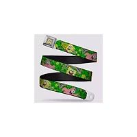 Buckle-Down SpongeBob SquarePants and Patrick Star St. Patrick's Seatbelt Belt