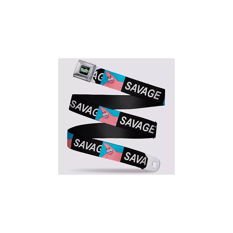 Buckle-Down Patrick Star Savage Seatbelt Belt - SpongeBob SquarePants