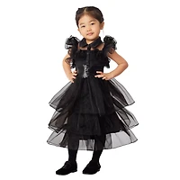 Toddler Rave 'N Dance Wednesday Addams Dress Costume 