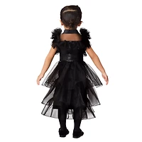 Toddler Rave 'N Dance Wednesday Addams Dress Costume 