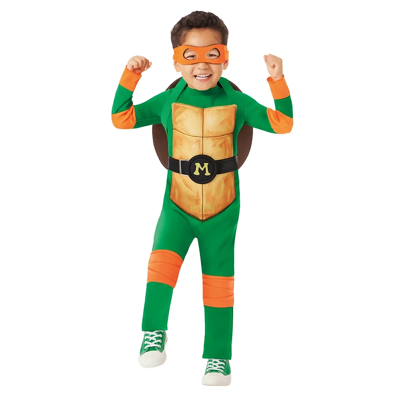 Toddler Michelangelo Jumpsuit Costume - TMNT Mutant Mayhem