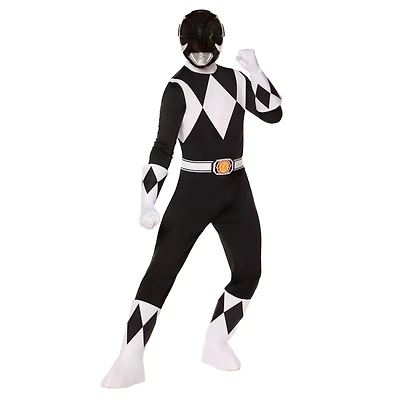 Adult Black Power Ranger Costume -  Mighty Morphin Rangers