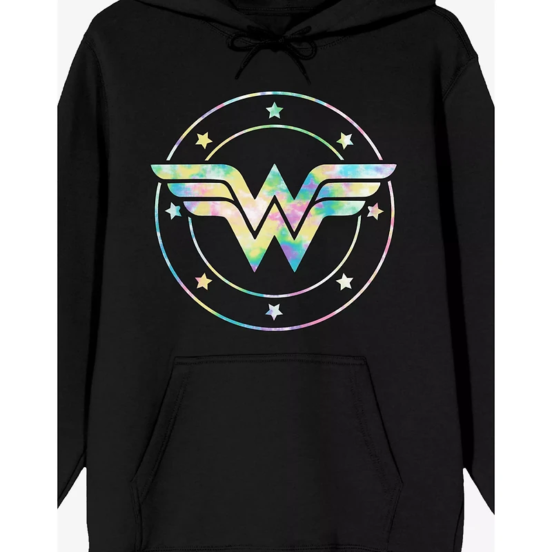 Wonder Woman Tie-Dye Logo Hoodie - DC