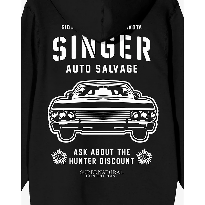 Singer Auto Salvage Hoodie - Supernatural