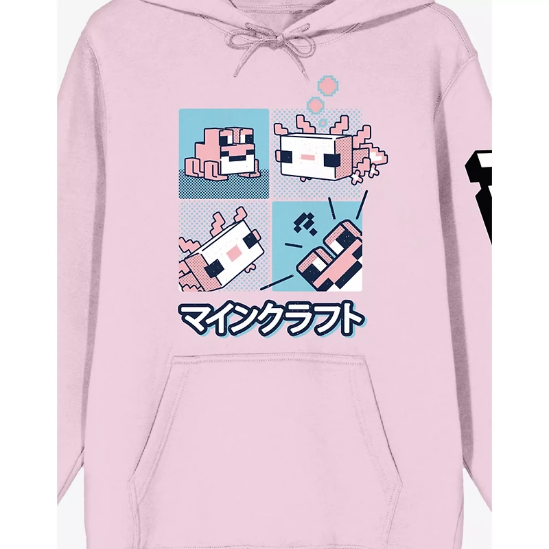 Axolotl and Frog Hoodie - Minecraft