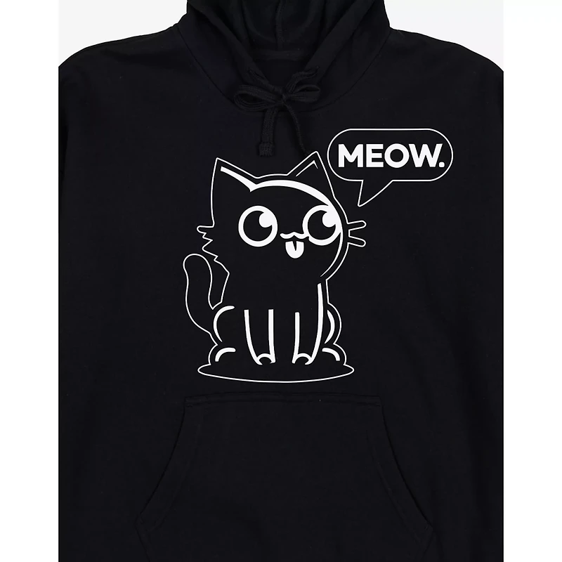 Black Cat 3D Ear Hoodie