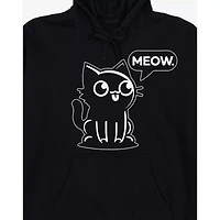 Black Cat 3D Ear Hoodie
