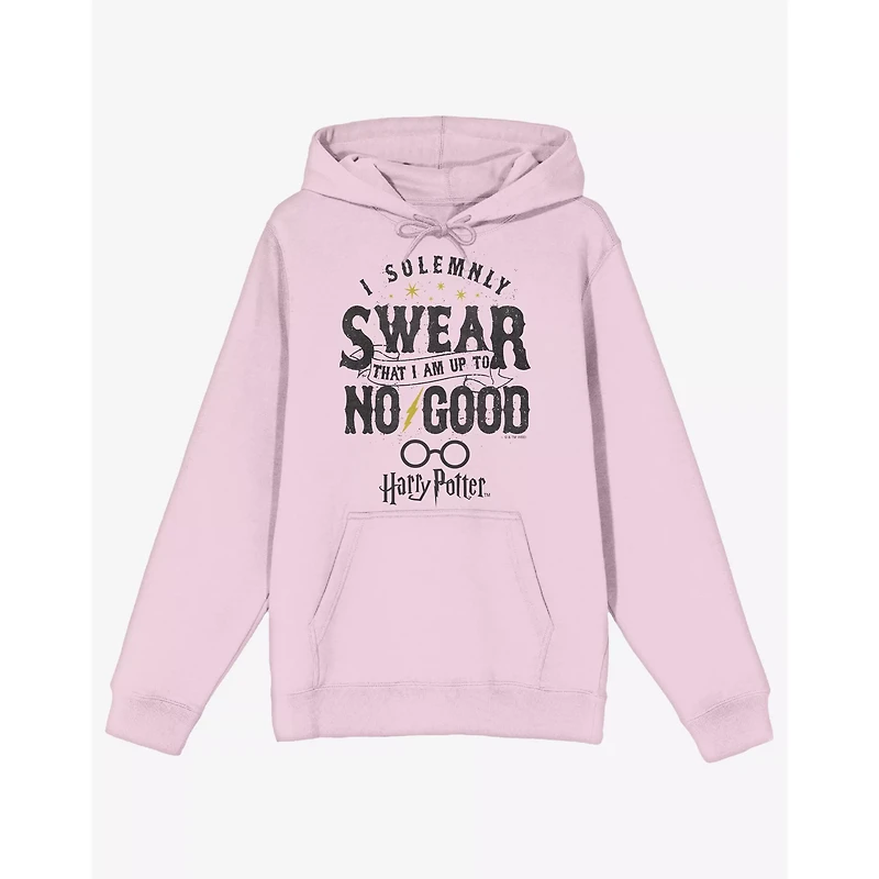 Pink I Solemnly Swear That Am up to No Good Hoodie - Harry Potter