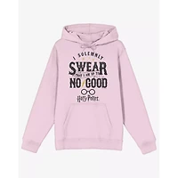 Pink I Solemnly Swear That Am up to No Good Hoodie - Harry Potter