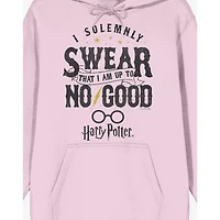 Pink I Solemnly Swear That Am up to No Good Hoodie - Harry Potter