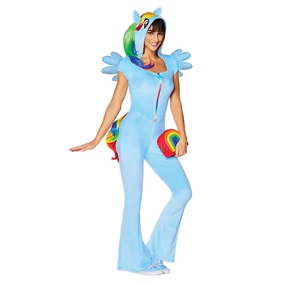 Adult Rainbow Dash Jumpsuit Costume - My Little Pony Friendship Is Magic