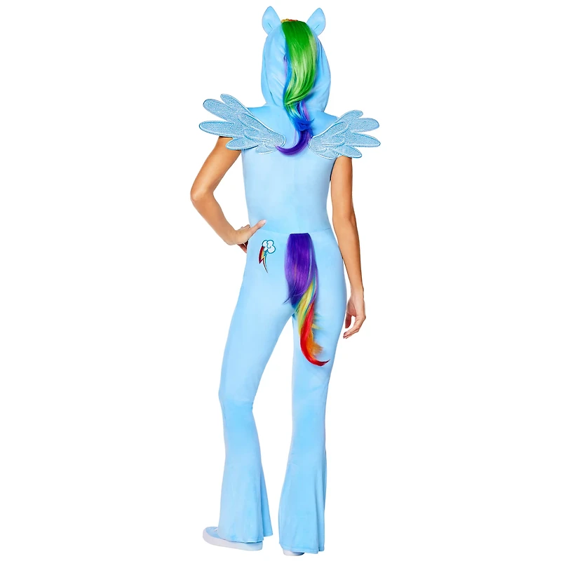 Adult Rainbow Dash Jumpsuit Costume - My Little Pony Friendship Is Magic